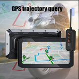 12V-24V CarPlay Android Auto Toucreen Dual Bluetooth Wireless For Motorcycle GPS Navigation Front Rear Lens Driving Recorder