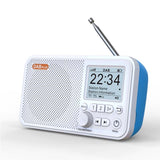 Portable DAB Radio Mini FM Receiver Bluetooth Speaker MP3 Player Support TF Card Automatic Channel Search Play