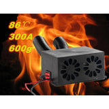 12V/24V 3 Port Windshield Defroster Car Van Heater Fan for Truck Buses Campers Cara Tool