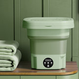 Portable Folding Bucket for Clothes, Socks & Underwear - Home & Travel Washing Machine