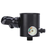 DIDEEP 0.5L Scuba Oxygen Cylinder Head Breather Valve Adapter for Diving Underwater Breathing Tube Diving Regulator