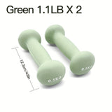 1pair High-density Solid Iron Dumbbell For Women & Men, Home & Outdoor Strength Training Device