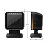 High-speed 2D Scanning Global Exposure CMOS Barcode Scanner Larger Window All-round Platform Desktop QR Code Reader X1