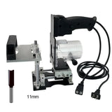2 in 1 Bracket Invisible Fasteners Woodworking Trimming hine Hole Slotting Wardrobe Cupboard Punch Locator New