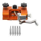 Chainsaw Sharpener Jig Orange With 5 Burr For 4-22 Inch Chainsaw And Electric Saw
