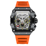 Luxury Watch Men ONOLA Fashion Unique Design Multi-functional Automatic Mechanical Watches Men's Tape Waterproof Wristwatch