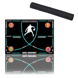 Basketball Dribble Mat - Shock Absorbing, Silent for Youth and Adult Ball Control Training
