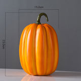 Halloween Simulation Pumpkin Model Artificial Craft Fall Decor Lightweight Small Carved Resin Pumpkins For Desktop
