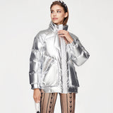 Ladies Waterproof Laser Disposable Shiny Coat