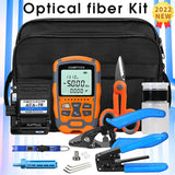 Fiber Cold Splicing Kit Set Cutting Knife 15MW Four-In-One Optical Power Meter Red light All-in-One hine AUA-M50