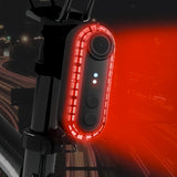 Bike Warning Tail Light Recorder 1080P HD DV Camera Taillight 3400mAh Battery Continuous Recording 6H for Riding Cycg