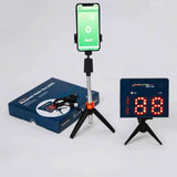 New DESIGN Radar Gun 2.0 W. App Support (iOS) - Measure Shot Speed for Hockey, Baseball, Tennis, Golf