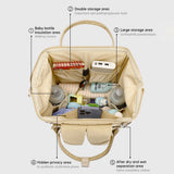 21in Large Backpack Diaper Bag - For Baby Girls and Boys, Wet Dry, Lightweight, Cute, Waterproof, Travel for Mom and Dad