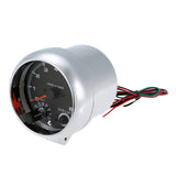 7 Led Colors Background Light 3.75'' Car Universal Black Tachometer Gauge Blue Inter Shift light