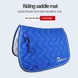Equestrian Silicone Saddle Mat - Horse Riding Sweat Pad. Soft, Comfortable, Anti-slip, and Breathable