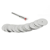 21PCS/Set Stainless Steel Round Cut Off 22mm Cutting Disc Grinder Wood Saw Cutter Wheel Blade Abrasive for Dremel Rotary Tool