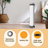 Blue Carbon Best price cheaper 1800kcal digital Retardant PP Tower Fan Heater