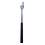 Compact Portable Telescc Teacher Pointer Anti-slip Finger Shape Presenter Stick for School Classroom Supplies