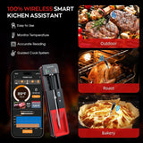 Tempwise Smart Oven Thermometer 30m Bluetooth-Compatible Control Temperature Meat Thermometers for Stove Grill Sous Vide r
