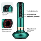 12 Gears Vacuum Cupping Massage Cups Anti-Cellulite Therapy Massager for Body Electric Guasha Scraping Fat Burning