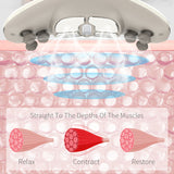 High-Frequency EMS Pulses Wireless Massager with Infrared Heating - Massageador Muscular Relief for Back, Abdominal or Waist Pain Belt.