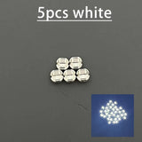 TYPE-C 5V 0-200mm Wireless Power Supply Transmitter Coil Induction 5PCS Receiver LED Light Lamp DIY Model am ama Robots