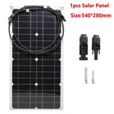 300W/600W Flexible Solar Panel Kit - With Controller Power Bank for Home, Mobile Phone, Car, RV, Camping & Outdoor