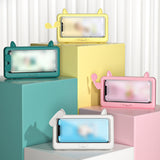 Cartoon Bathroom Mobile Box Wall Mounted Bracket 6 Inch Phone Storage Case Waterproof Shower Watching Holder
