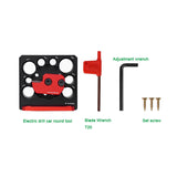 Adjustable Dowel Maker Metric 8mm-20mm with Carbide Blade Electric Drill Milling Dowel Round Rod Auxiliary Tool Woodworking Tool