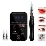 Battery Panel Tattoo Machine Multifunctional Semi Permanent Makeup Tattoo Machine Kit Eyebrows Eyeliner Lips