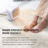 1pc, Electric Desktop Heater, Small Heater With Heating And Fan Modes, Mini Heater, 800W High Power, Suitable For Bedrooms, Living Rooms, Study Rooms, Offices And Other Places Home Decor Room Decor Back To School Supplies Winter Essential