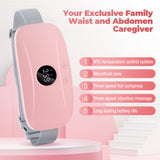 3 Modes Heated Massage Belt Menstrual Heating for Women Cramps Period Hot Compress Pad Abdominal Thermal Vibration Massager