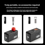 OFFFBONDAGE 120 PSI Portable Pocket Bike Electric Air Pump MINI Fast Rechargeable Compressor Tire Iator For Bicycle Digital