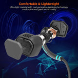 Bone Conduction IP68 Waterproof Bluetooth 5.1 Open Ear Wireless Sports Headphones for Running Swimming Blue