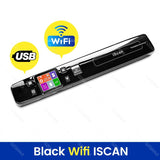 WiFi iSCAN Wireless Mini Portable A4 Document Scanner with 32G TF Card Images JPG PDF Formate Reader Pen 1050 dpi USB Wired