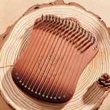 17 Lyre Portable Solid Beech Wood String Instrument - With Tuning Wrench & Pic, for Beginners, Kids & Adults