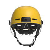 Smart Bike Adult 1080p@30fps Camera 8 Hours Video 1300mAh for E-Bike Helmet w/ Safety Lights and Shock Absorption