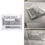 Acrylic Periodic Table With Real Letter Decoration Kids Teaching School Display Chemical Elements Home Decor