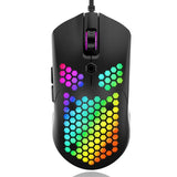 2024Wired Gaming 7 Buttons RGB Light Cellular Optical USB Mouse Game Mice For PC Computer Laptop accessorie