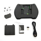 MT10 Keyboard Air Mouse Lithium battery Handheld 3 colors Backlit 2.4G Wireless Touchpad For Media player Android TV BOX Accessories