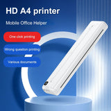 A4 Paper Portable Thermal 1000mAh Pocket Photo Document Wireless Bluetooth Printer for Android iOS Laptop