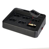 RTC29 black interchangeable slot six way charger [compatible with RT29/HD1/DC12V 2.5A]