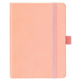 6a Ink-proof Paper Elegant A6 Pocket Notebook with Faux Leather Hardcover 200 Pages of for Students