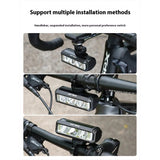 ESLNF Front IPX4 Rainproof Type-c Rechargeable Bicycle Light 1700LM Cycg Headlight LED Flashlight MTB Bike Lamp