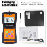 Digital Tesla Gauss Meter Surface Magnetic Field Tester 2% High Accuracy-