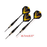 Steel Tip Darts Set Darts,Brass Barrels,Metal Tip Darts,,Extra-Flights,O-Rings NEW