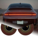 Devil Cars LED Eyes Windshield Car Decoration Window Auto Expression Eye Light Signs For