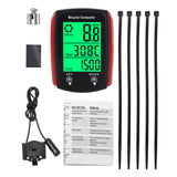 Digital Speed Odometer Motorcycle Speedometer Clock Temp Tester Meter Night Vision Waterproof Backlight Bike Bicycle Computer