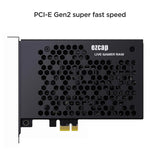 ezcap324B Gamer Raw PCIE 4K Video Game Capture Card Record & Live Stream for Gaming Systems Camcorders
