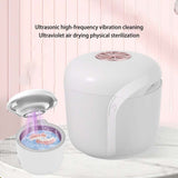 45kHz Ultrasonic Retainer hine 180ML Denture With Digital Timer Mouth Guard Cleaner for Toothbrush Jewelry